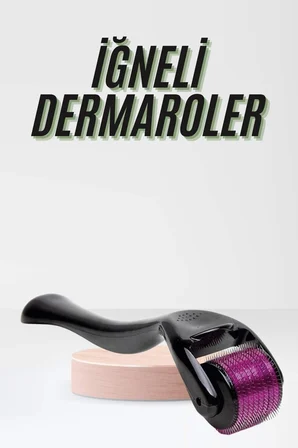 Saç Çıkarma Tarağı Dermaroller 540 Iğneli Roller 1 Mm Iğne Cilt Yüz Yenileme