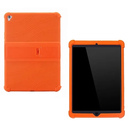 İPad 7 10.2 inch- İPad Air 3 10.5 inch Kılıf Standlı Darbe Emici Silikon Kılı