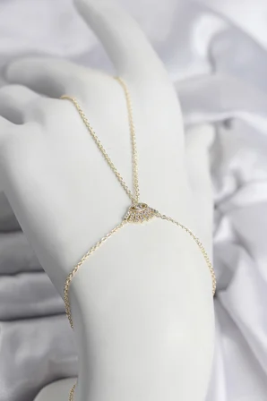 Pirinç Gold Renk Göz Model Kadın Şahmeran 5886