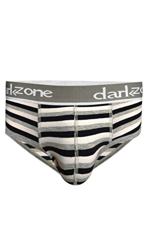 Erkek Çizgili Desenli Lacivert Hipster Slip 6127