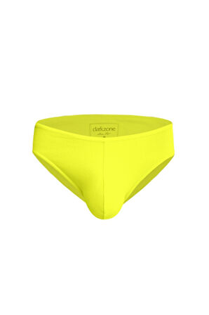 Erkek Likralı Neon Sarı Slip 6560