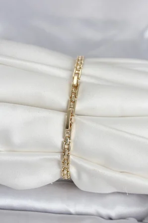 Xuping Model Zirkon Taşlı Gold Renk Kadın Bileklik