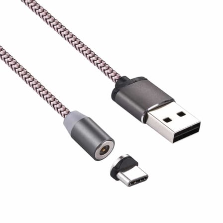 VINTESSY (İphone-Micro-TYPE-C) Mıknatıslı Şarj Kablosu 360 Derece BZS01