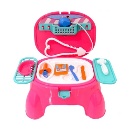 VINTESSY 573 NURSE OYUN TABURESİ DOKTOR SET KIZ(Ürün oyuncaktır) BZS01