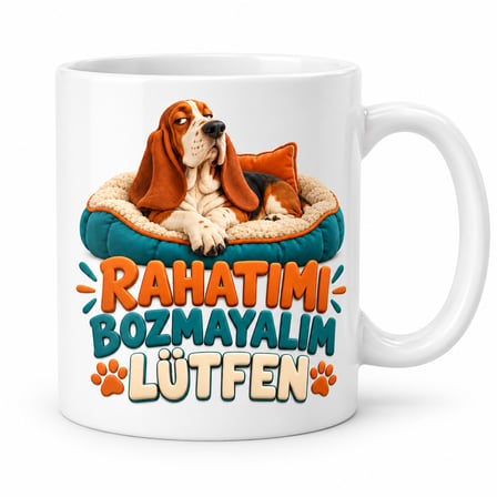 VINTESSY Sessiz İsyan Tasarımlı Porselen Kupa - MODEL 928 BZS01