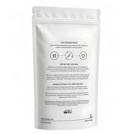 Chompo Dana Ciğer Cips 100% Doğal Katkısız Köpek Ödül Maması 100 Gr BZS01
