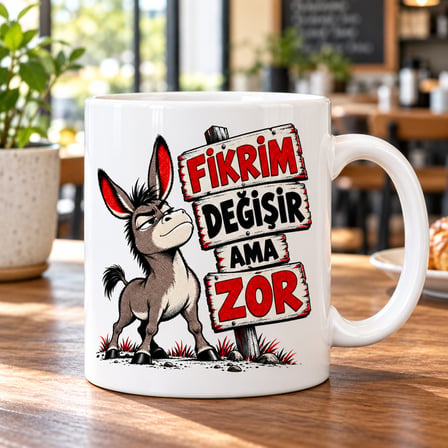 VINTESSY İnat Zanaatı Tasarımlı Porselen Kupa - MODEL 913 BZS01
