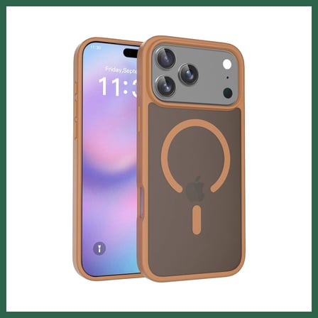VINTESSY Joko iPhone 18 Pro Uyumlu Jota Magsafe Kapak - Çöl Titanyum BZS01