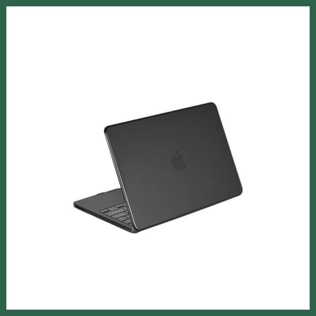 VINTESSY MacBook Neo Şeffaf Macbook Kapak - Siyah BZS01