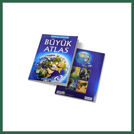 VINTESSY Büyük Atlas ( Atlası) Karton 1 Adet BZS01