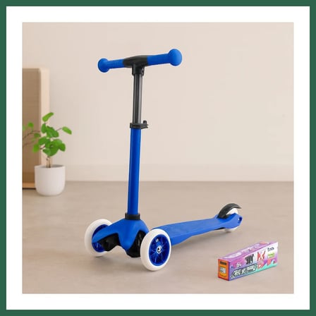 VINTESSY Vintage Çocuk Scooter - Ayarlı 55?71 cm, 40 kg Taşıma BZS01