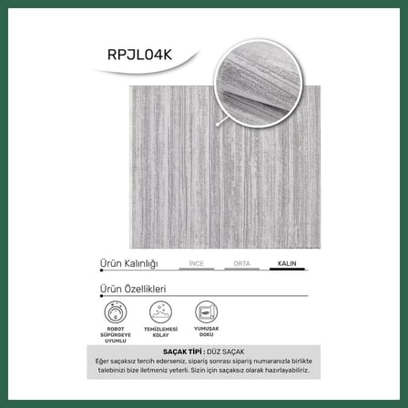 VINTESSY YoudayHomeCollection JALURA Model Oturma Odası Halısı · EBAT: 80X80 BZS01