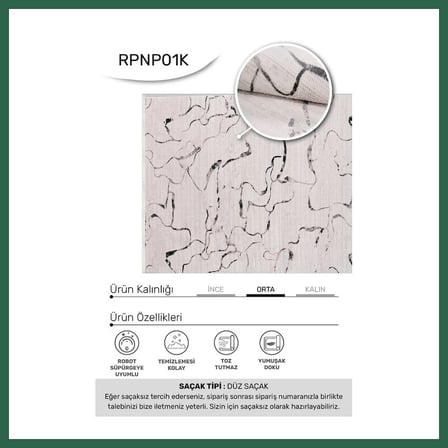 VINTESSY YoudayHomeCollection BONAPARTE Model Oturma Odası Halısı · EBAT: 80X100 BZS01