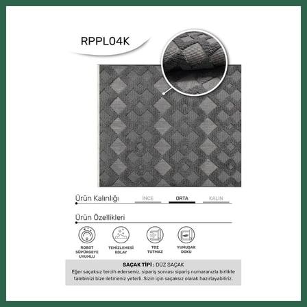 VINTESSY YoudayHomeCollection MASAL Model Oturma Odası Halısı · EBAT: 100X200 BZS01