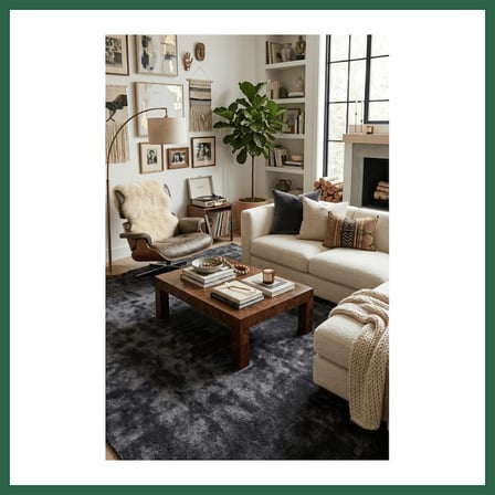 VINTESSY YoudayHomeCollection POLY Peluş Halı Model Oturma Odası Halısı · EBAT: 80X80 BZS01