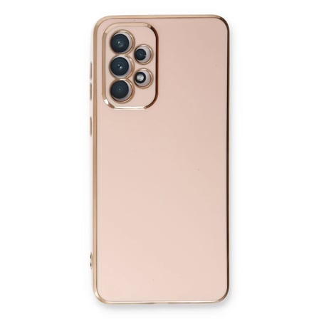 S'82 Samsung Galaxy A53 5G Kılıf Volet Silikon - Pembe BZS82