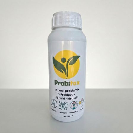 Probitox Probiyotik İçecek 500 ml Canlı Kültürlü Prebiyotik Bitkisel Konsantre Sıvı