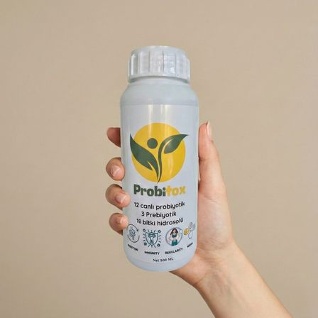 Probitox Probiyotik İçecek 500 ml Canlı Kültürlü Prebiyotik Bitkisel Konsantre Sıvı