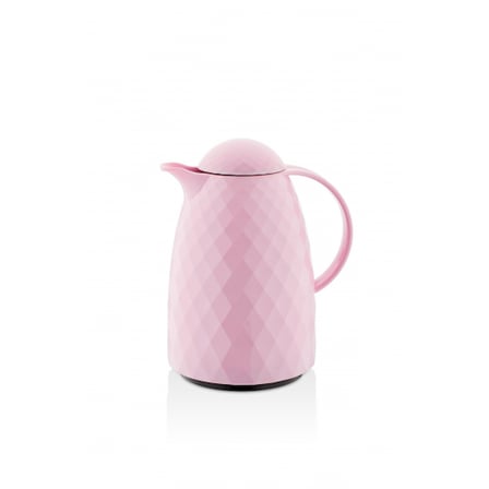 1 Lt Akrilik Soft Pembe Çay Termosu 12 Saat Sıcak 24 Saat Soğuk