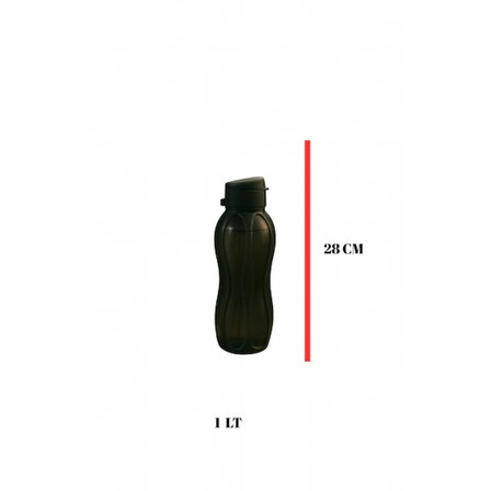 Suluk & Su Şişesi & Sporcu Matara Füme 1 lt