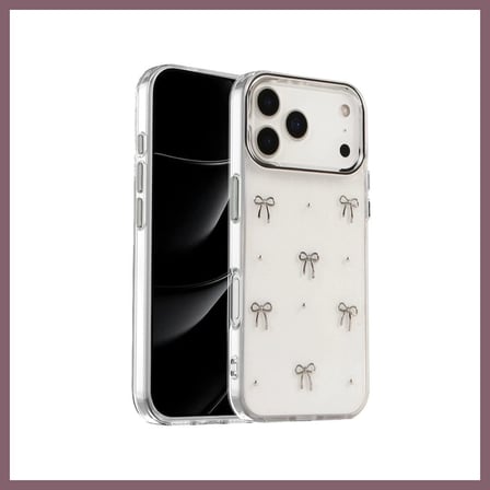 Bezos iPhone 17 Pro Max Fiyonk Desenli Kapak - Desen 5 BZSS