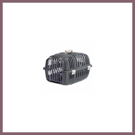 Bezos Jet 10 Küçük Irk Köpek ve Kedi Taşıma Çantası Gri 32x47x29 Cm BZSS