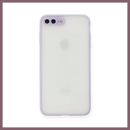Bezos iPhone 7 Plus Uyumlu Kılıf Montreal Silikon Kapak - Mor BZSS