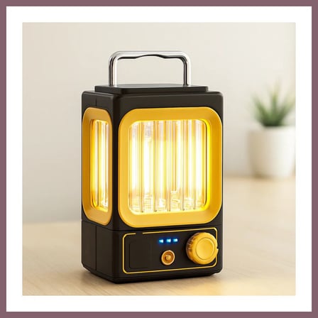 Bezos Nostalji Solar Lamba - USB Şarjlı 1500mAh BZSS