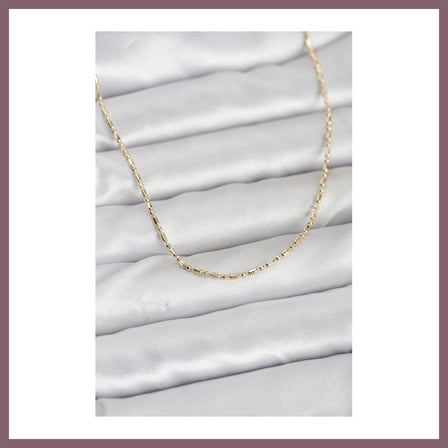 Bezos CM 14K Gold Renk Zincirli 60 cm Kadın Kolye BZSS