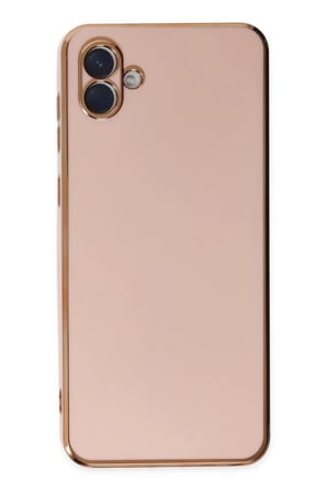 Bezos Samsung Galaxy A04 Uyumlu Kılıf Volet Silikon - Pembe BZSS