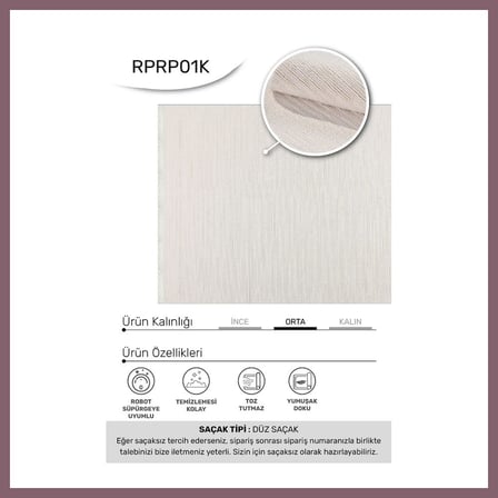 Bezos YoudayHomeCollection ROSA Model Oturma Odası Halısı · EBAT: 80X80 BZSS