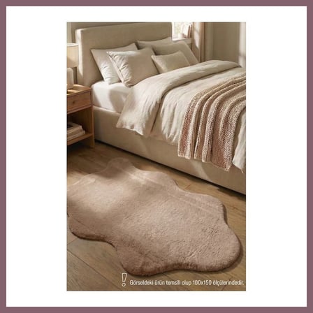 Bezos YoudayHomeCollection POLY Peluş Post Şeklinde Halı Model Oturma Odası Halısı · EBAT: 80X120 BZSS