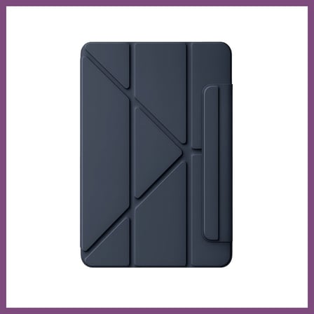 Twin Store iPad 2025 10.9 10.Nesil (A16) Edz Manyetik Standlı Tablet Kılıfı - Lacivert BZSTWIN