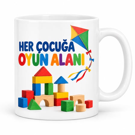 Twin Store Oyun Hakkı Tasarımlı Porselen Kupa - MODEL 787 BZSTWIN