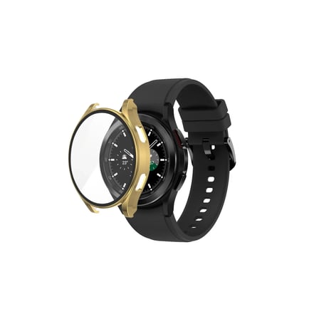 Twin Store Watch 4 40mm Wall Camlı Kasa Ekran Koruyucu - Gold BZSTWIN
