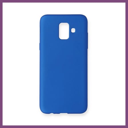 Twin Store Samsung Galaxy A6 2018 Kılıf First Silikon - Mavi BZSTWIN
