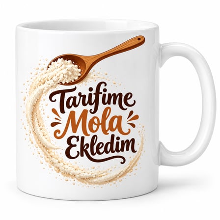 Twin Store Mutfakta Minik Kaçamak Tasarımlı Porselen Kupa - MODEL 639 BZSTWIN