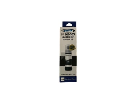 perFIX PF T103BK  Siyah Şişeli Mürekkep (70 ml )
