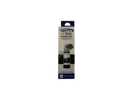 perFIX PF T6641 - 6731  Siyah Şişeli Mürekkep (70 ml )