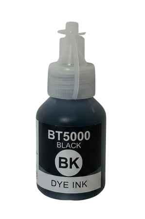 Brother BT 5000Bk **Kutusuz** Siyah Dye  Şişeli Mürekkep 135ml
