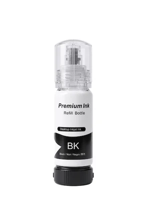 T103BK  **Kutusuz**  Siyah Şişeli Mürekkep (70 ml )
