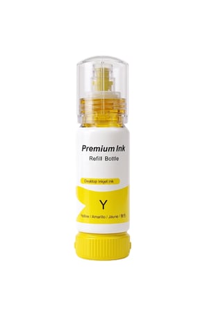 T103Y  **Kutusuz**  Sarı Şişeli Mürekkep (70 ml )