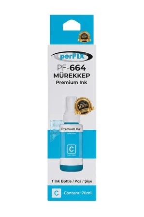 perFIX PF T6732  Mavi Şişeli Mürekkep (70 ml )