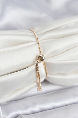 Kuğu Model Zirkon Taşlı Gold Renk Asansörlü Su Yolu Bileklik