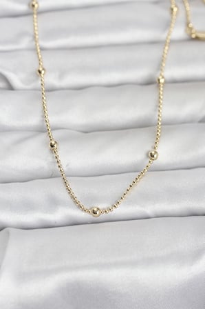 CM  Top Zincir 60 cm Kadın Kolye