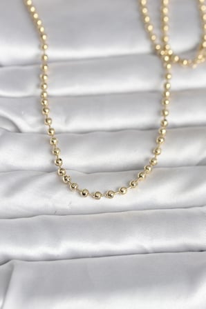 CM  Top Zincirli Model 60 cm Kadın Kolye