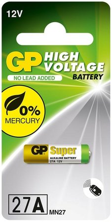 GP 27A 12V Alkalin Spesifik Araç Kumanda Pili GP27A-C5