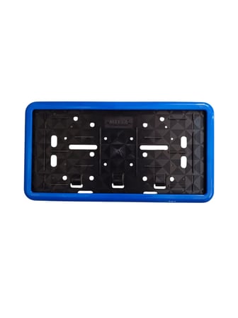 Çerçeveli Dikdörtgen  Plakalık Plaka Altlığı Mavi 32X17cm 1 Adet