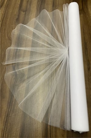 Bohça Süsü, Nişan Bohça Süsü, Kapı Süsü Tülü, Doğum Günü Tülü 100x300cm, Bohça Süsleme Tülü