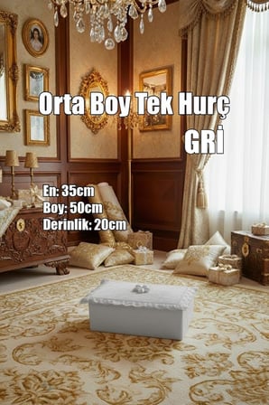 Çeyizlik Orta Tek Hurç Çiçekli, Kadife Tek Hurç Çeyizlik Dantelli Hurç, Orta Boy Hurç